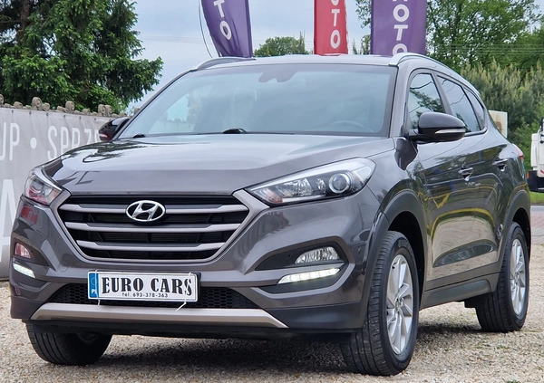 Hyundai Tucson cena 82900 przebieg: 98000, rok produkcji 2019 z Jasień małe 742